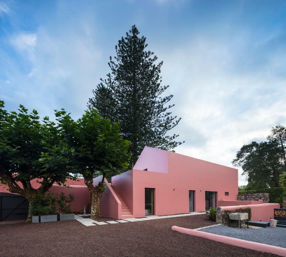 Pink House Azores Ponta Delgada  Luaran gambar